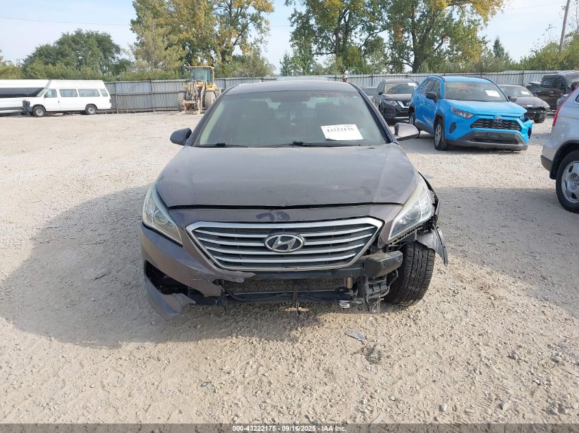 2016 Hyundai Sonata VIN: 5NPE24AF1GH411205 Lot: 43222175
