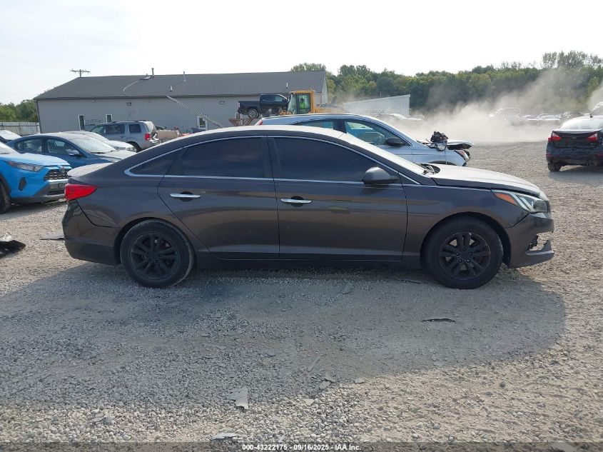 2016 Hyundai Sonata VIN: 5NPE24AF1GH411205 Lot: 43222175