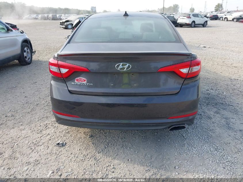 2016 Hyundai Sonata VIN: 5NPE24AF1GH411205 Lot: 43222175