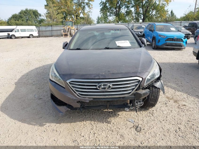 2016 Hyundai Sonata VIN: 5NPE24AF1GH411205 Lot: 43222175