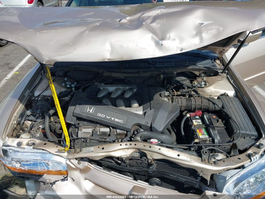 2000 Honda Accord 3.0 Ex VIN: 1HGCG1656YA095995 Lot: 43222203