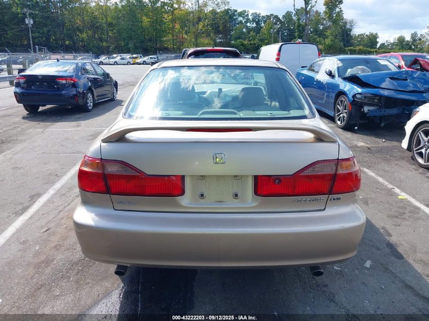 2000 Honda Accord 3.0 Ex VIN: 1HGCG1656YA095995 Lot: 43222203