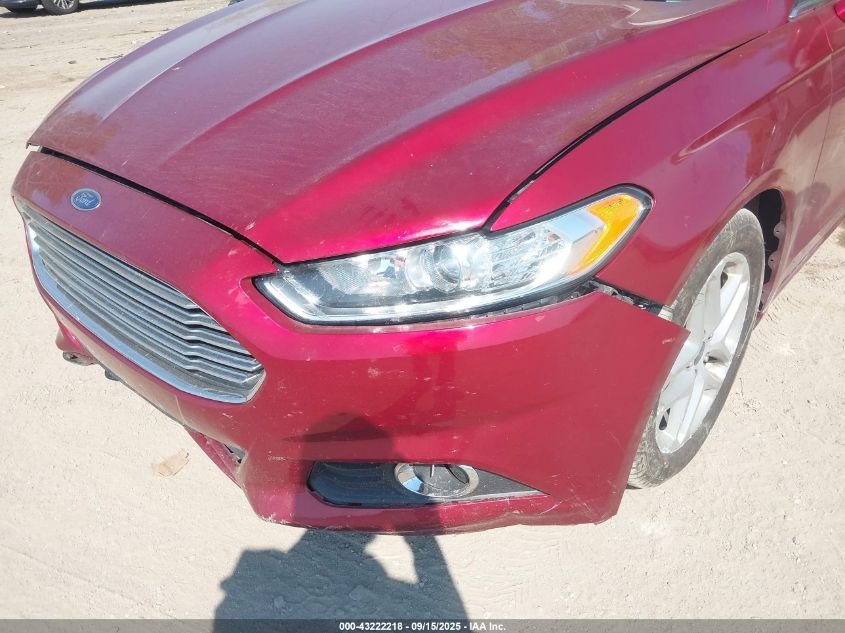 2016 Ford Fusion Se VIN: 3FA6P0H75GR141928 Lot: 43222218