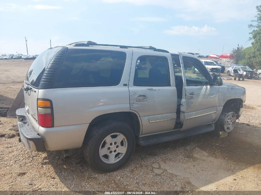 2005 Chevrolet Tahoe Lt VIN: 1GNEC13TX5R138552 Lot: 43222237