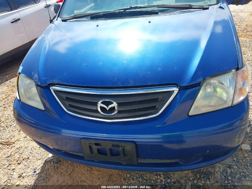 2000 Mazda Mpv Dx/Es/Lx VIN: JM3LW28G8Y0104490 Lot: 43222263