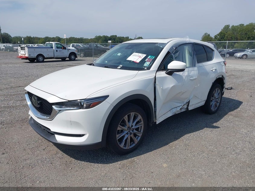 Vin: jm3kfadm2k1588918, lot: 43716793, mazda cx-5 grand touring 20192