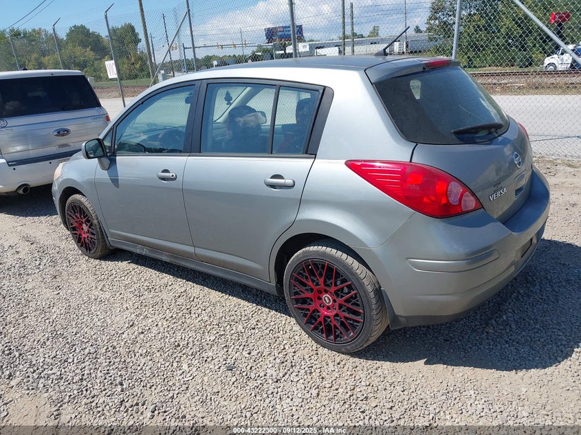 2007 Nissan Versa 1.8S silver hatchback gasoline 3N1BC13E27L411249 photo #4