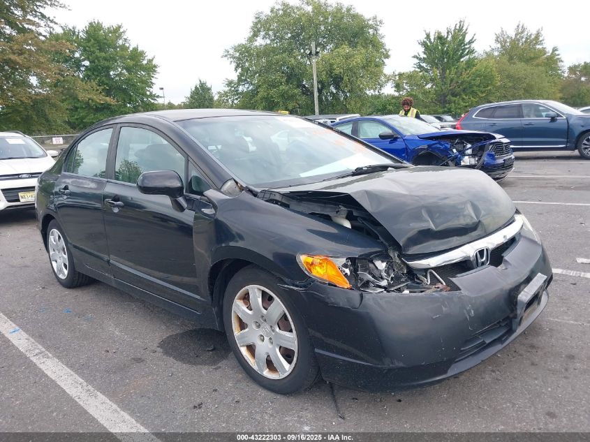 2007 Honda Civic Lx VIN: 1HGFA16547L077576 Lot: 43222303