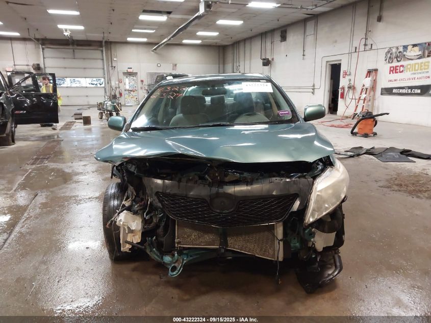 2009 Toyota Corolla Le VIN: 1NXBU40EX9Z028437 Lot: 43222324