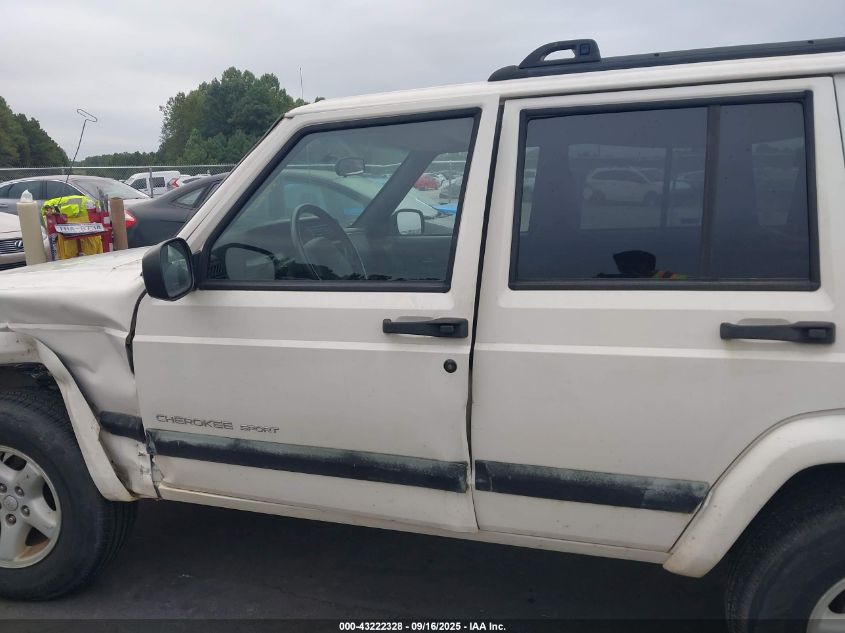 2001 Jeep Cherokee Sport VIN: 1J4FT48S11L535766 Lot: 43222328