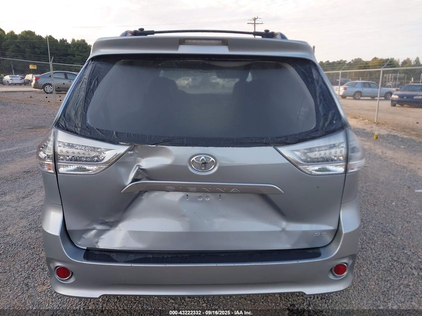 2011 Toyota Sienna Se VIN: 5TDXK3DC9BS161915 Lot: 43222332