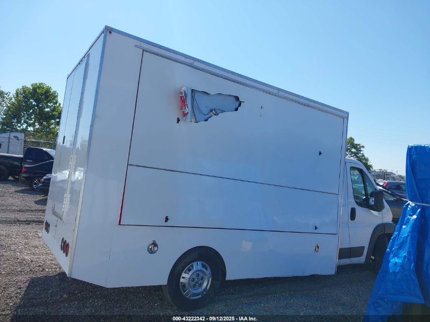 2018 Ram Promaster 3500 Cab Low Roof VIN: 3C7WRVGG3JE160398 Lot: 43222342