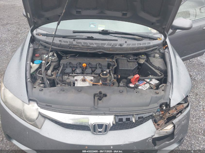 2009 Honda Civic Lx VIN: 1HGFA15569L020610 Lot: 43222405