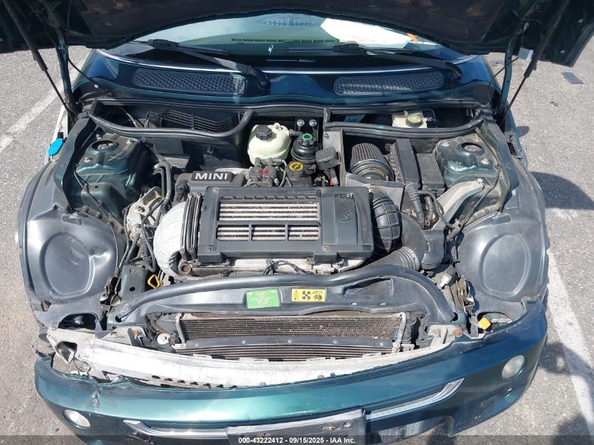 2004 Mini Cooper S VIN: WMWRE33444TD89299 Lot: 43222412