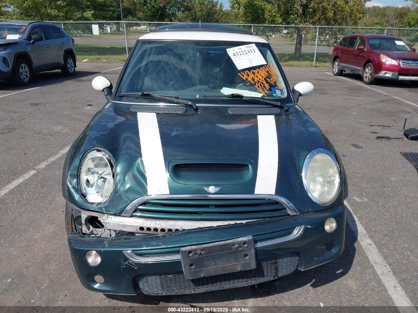2004 Mini Cooper S VIN: WMWRE33444TD89299 Lot: 43222412