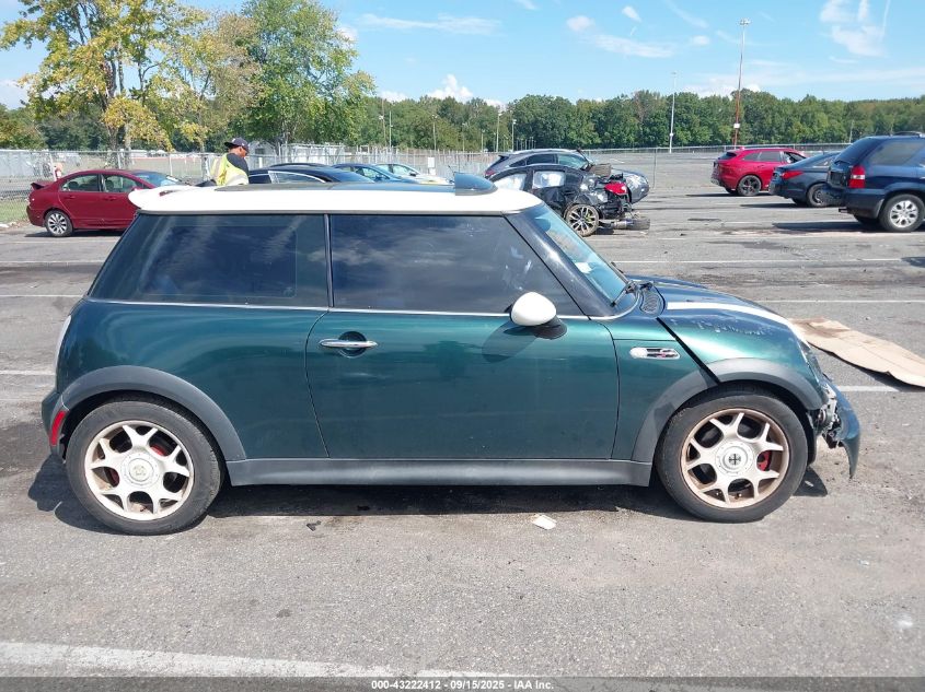 2004 Mini Cooper S VIN: WMWRE33444TD89299 Lot: 43222412