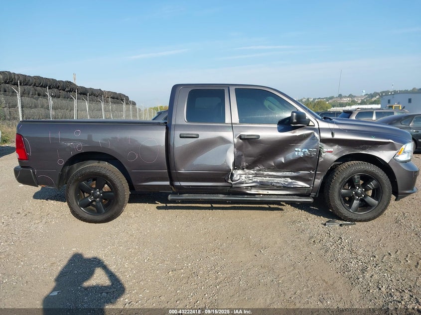 2018 Ram 1500 Express 4X4 6'4 Box VIN: 1C6RR7FT4JS327750 Lot: 43222418