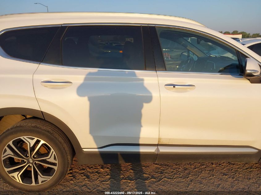 2020 Hyundai Santa Fe Sel 2.0T VIN: 5NMS3CAAXLH216029 Lot: 43222450