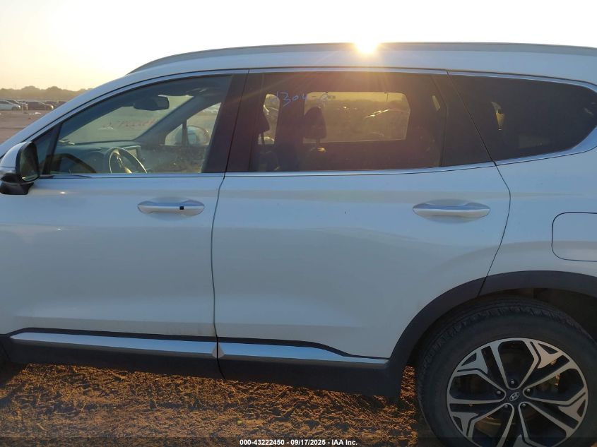 2020 Hyundai Santa Fe Sel 2.0T VIN: 5NMS3CAAXLH216029 Lot: 43222450