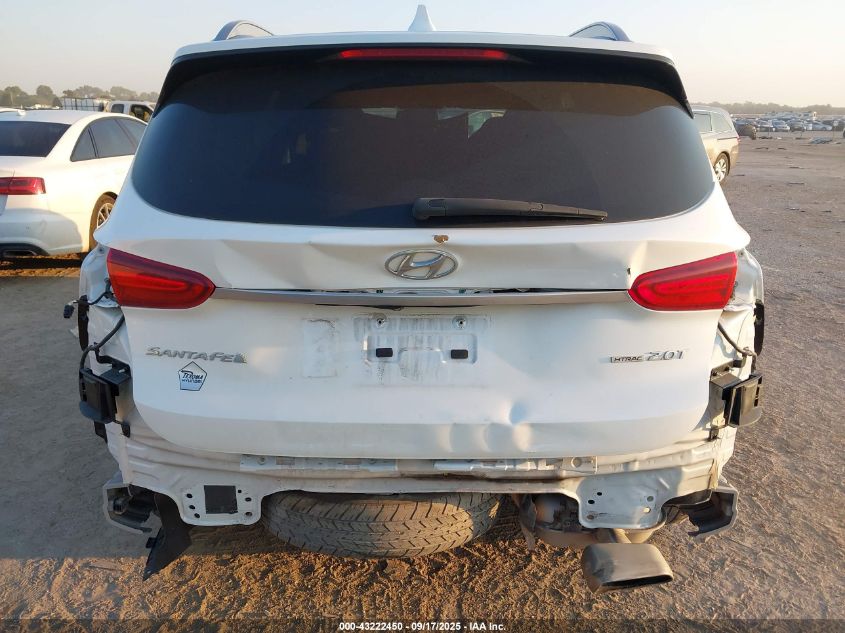 2020 Hyundai Santa Fe Sel 2.0T VIN: 5NMS3CAAXLH216029 Lot: 43222450