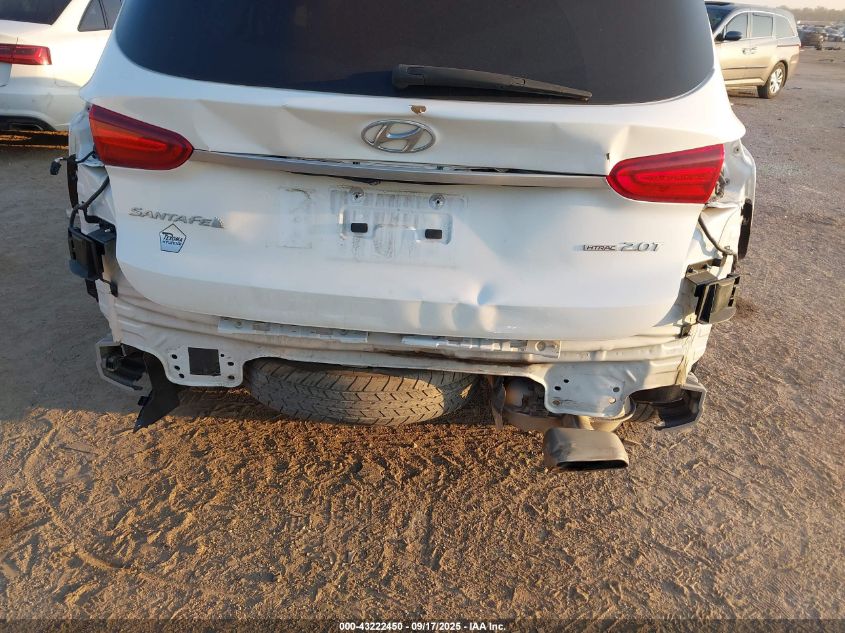 2020 Hyundai Santa Fe Sel 2.0T VIN: 5NMS3CAAXLH216029 Lot: 43222450