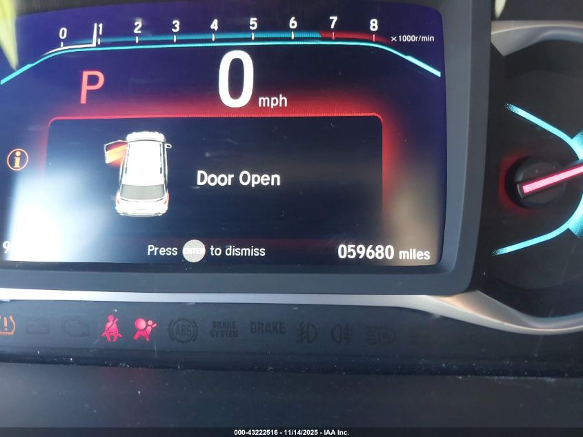 2021 Honda Pilot 2Wd Ex VIN: 5FNYF5H37MB022288 Lot: 43222516