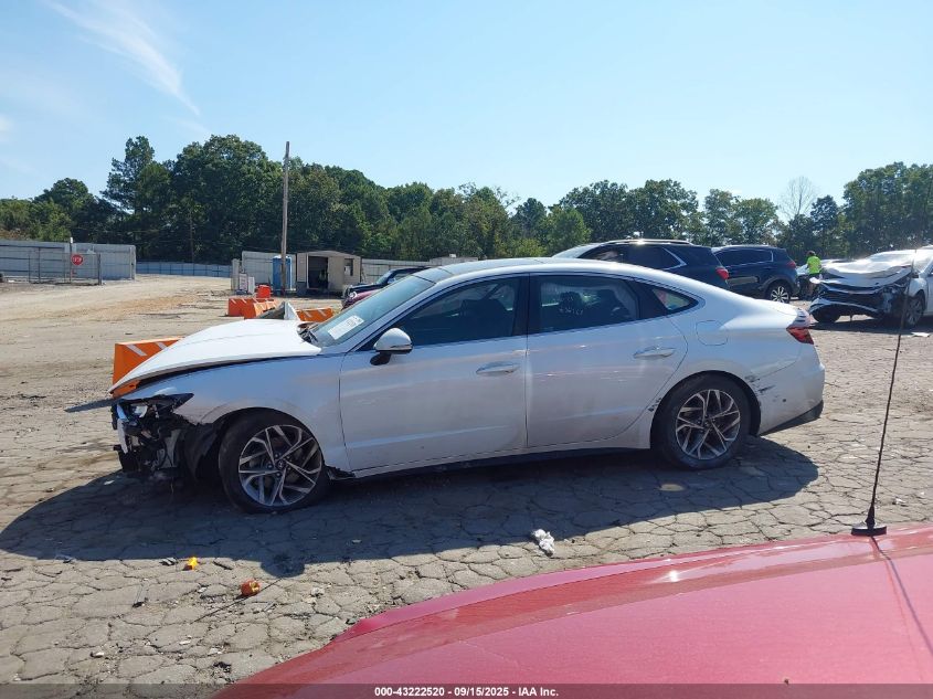 2021 Hyundai Sonata Sel VIN: KMHL14JA2MA148364 Lot: 43222520