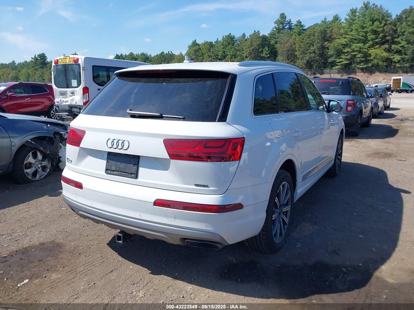 Vin: wa1lhaf77hd043698, lot: 43717075, audi q7 2.0t premium 20174