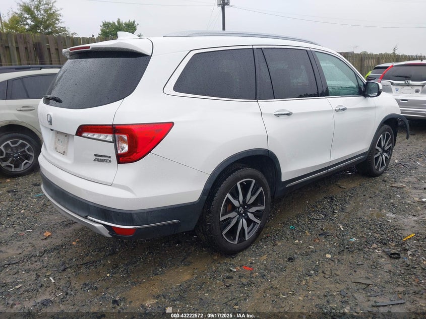 2021 Honda Pilot 3.5 Touring Other Lot 111043222572 Vin 5FNYF6H93MB026803
