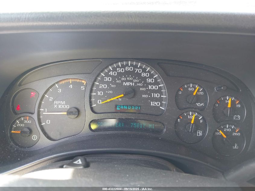 2005 Chevrolet Silverado 2500Hd VIN: 1GCHK23215F911562 Lot: 43222584