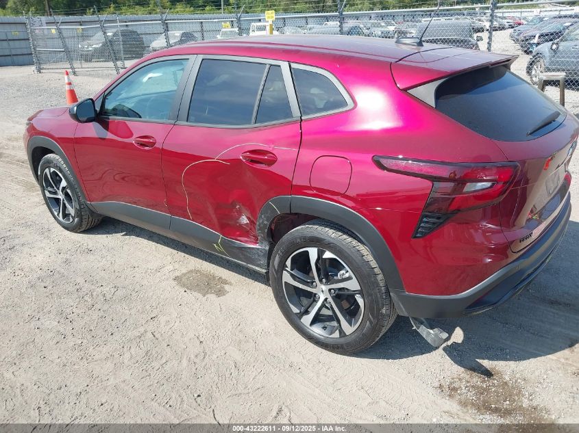 2025 Chevrolet Trax Fwd 1Rs VIN: KL77LGEP2SC017403 Lot: 43222611