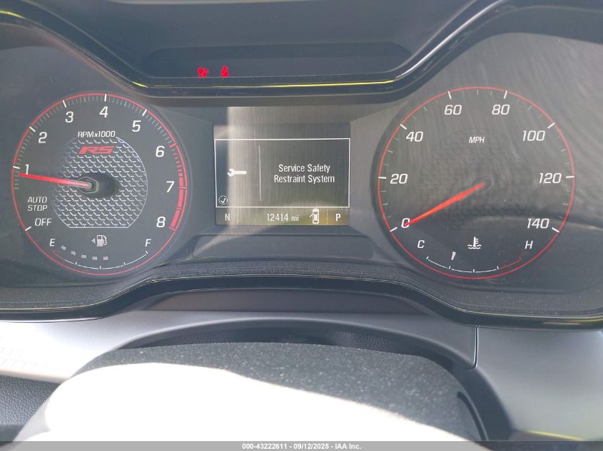 2025 Chevrolet Trax Fwd 1Rs VIN: KL77LGEP2SC017403 Lot: 43222611