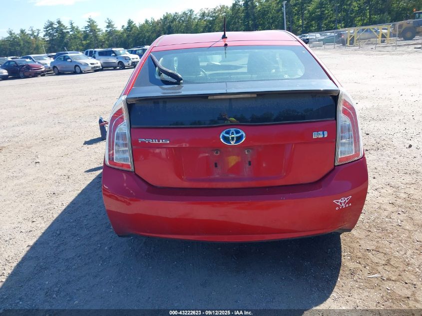 2012 Toyota Prius Two VIN: JTDKN3DU2C1495907 Lot: 43222623