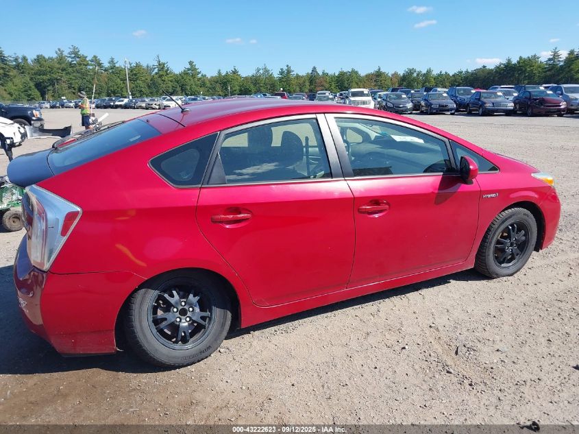 2012 Toyota Prius Two VIN: JTDKN3DU2C1495907 Lot: 43222623