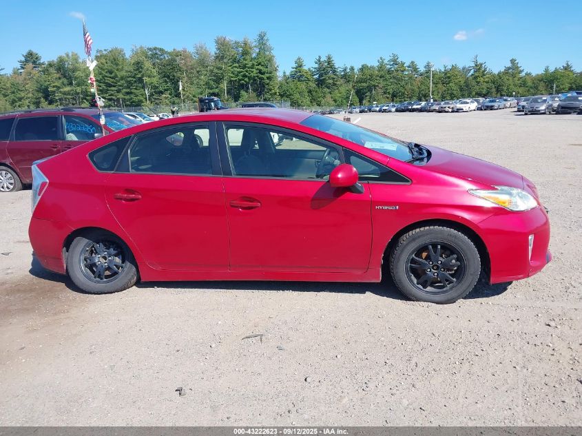 2012 Toyota Prius Two VIN: JTDKN3DU2C1495907 Lot: 43222623