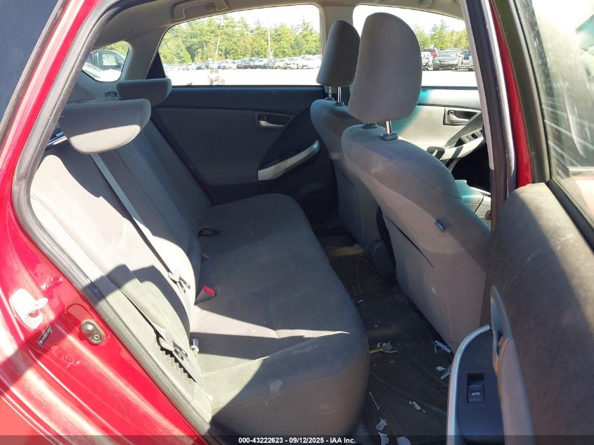 2012 Toyota Prius Two VIN: JTDKN3DU2C1495907 Lot: 43222623