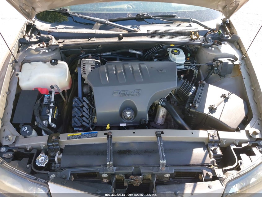 2003 Pontiac Bonneville Sle VIN: 1G2HY52K034166091 Lot: 43222644