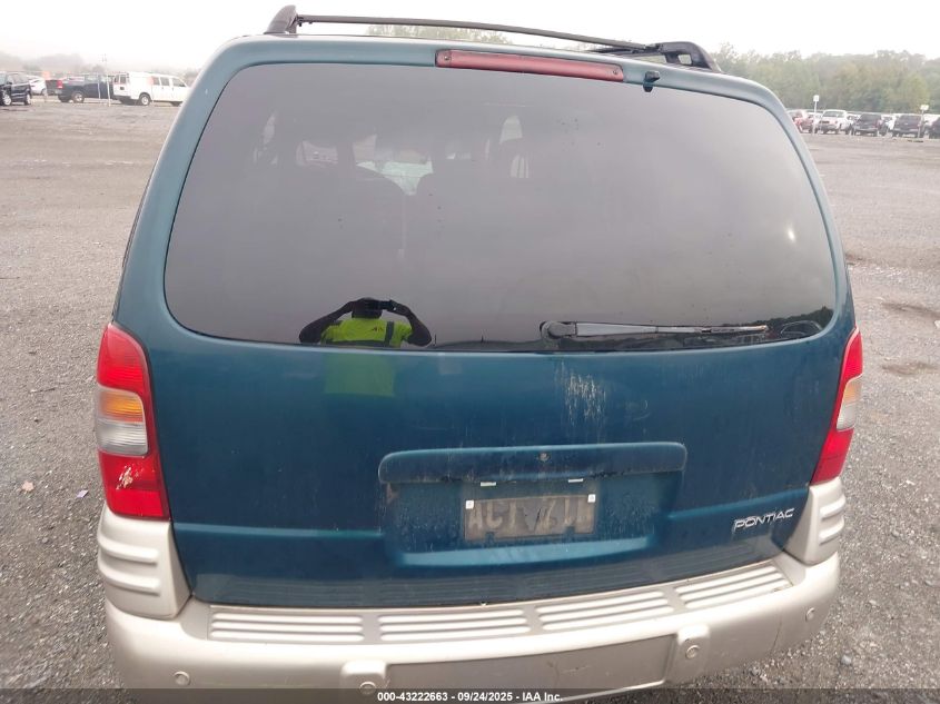 2001 Pontiac Montana M16 W/1Sj Pkg. VIN: 1GMDX13E31D276947 Lot: 43222663