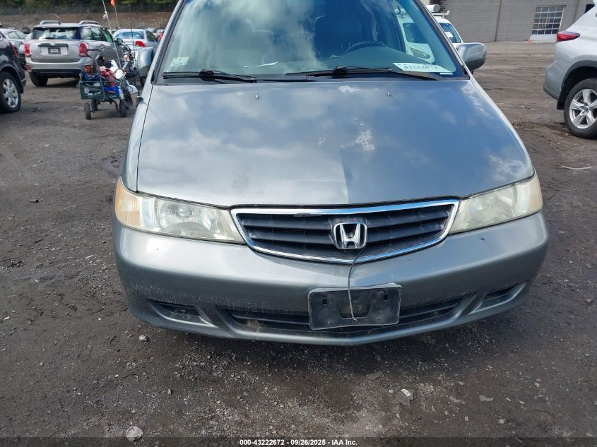 2002 Honda Odyssey Ex-L VIN: 2HKRL18092H550070 Lot: 43222672