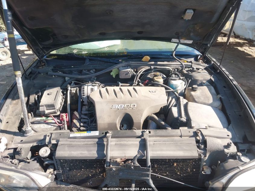 2001 Buick Park Avenue VIN: 1G4CW54K314188913 Lot: 43222674