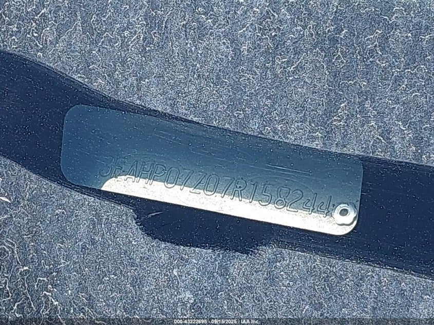 2007 Ford Fusion Se VIN: 3FAHP07Z07R158244 Lot: 43222695