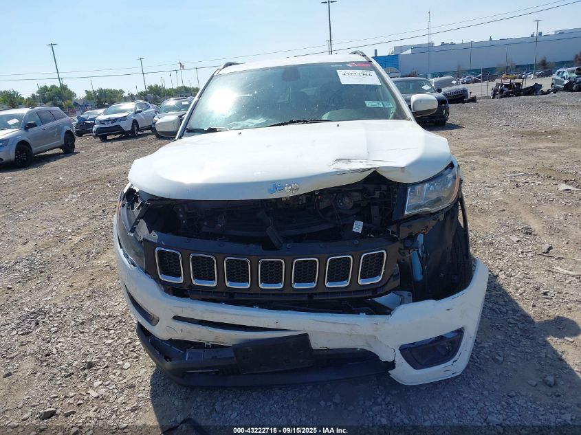 2021 Jeep Compass Latitude 4X4 VIN: 3C4NJDBB6MT557478 Lot: 43222716