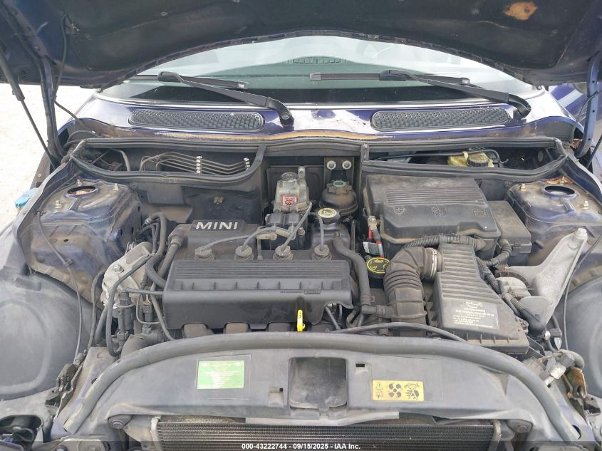 2005 Mini Cooper VIN: WMWRC33595TK62223 Lot: 43222744