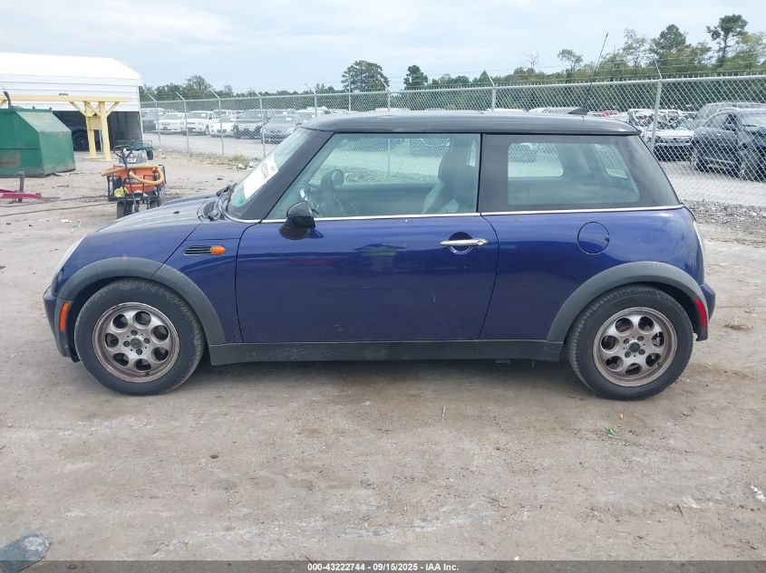 2005 Mini Cooper VIN: WMWRC33595TK62223 Lot: 43222744