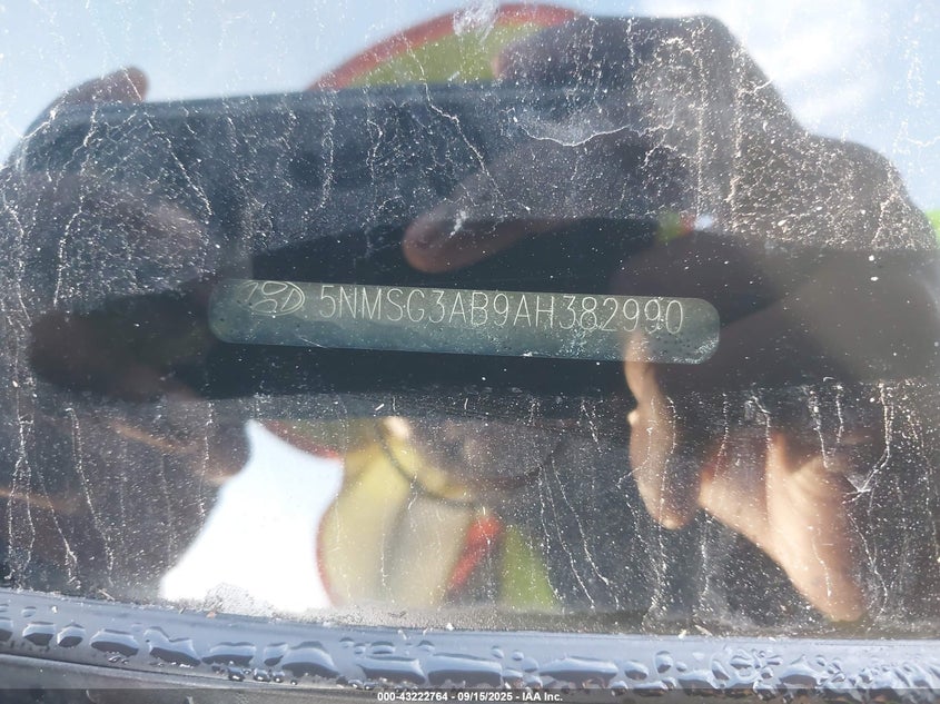 2010 Hyundai Santa Fe Gls VIN: 5NMSG3AB9AH382990 Lot: 43222764