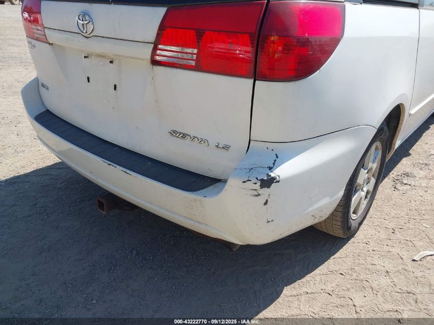 2004 Toyota Sienna Le VIN: 5TDZA23C34S091189 Lot: 43222770