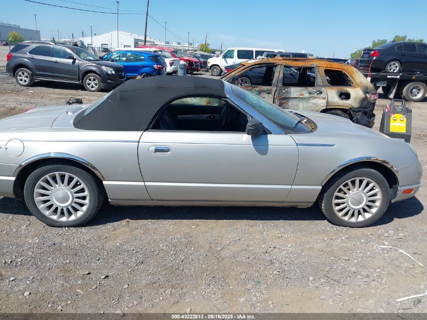 2005 Ford Thunderbird 50Th Anniversary VIN: 1FAHP60A35Y109013 Lot: 43222813