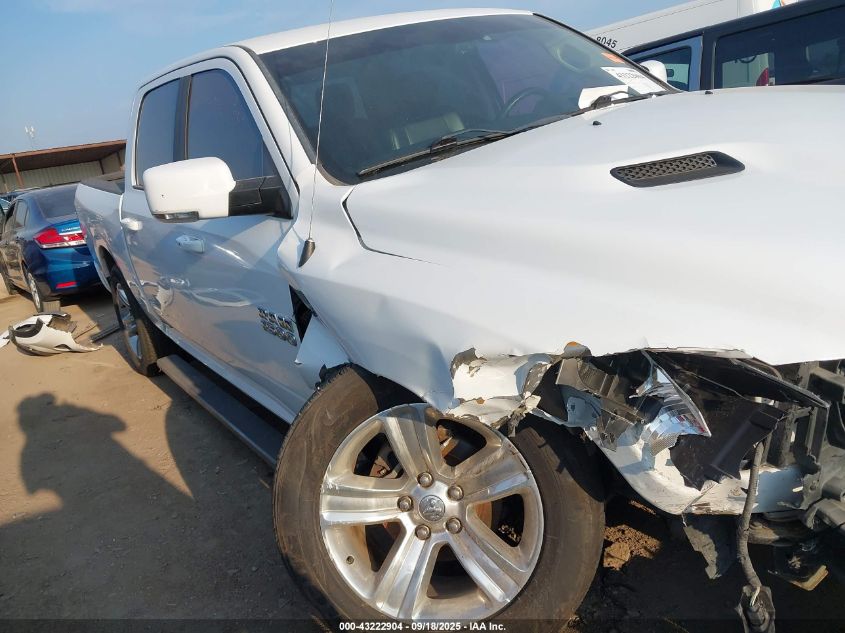 2017 Ram 1500 Sport 4X4 5'7 Box VIN: 1C6RR7MT7HS612276 Lot: 43222904