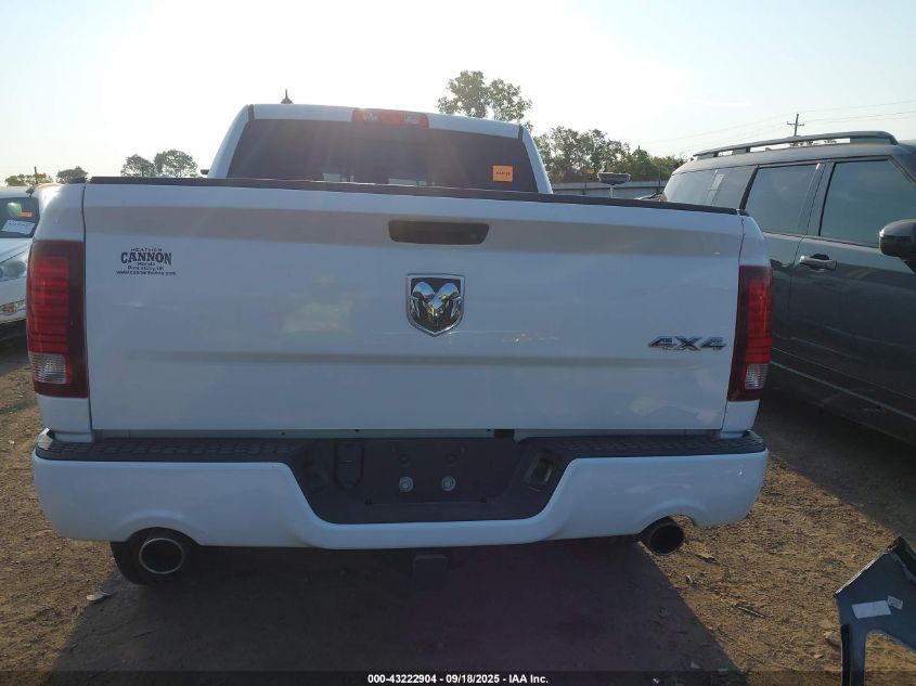 2017 Ram 1500 Sport 4X4 5'7 Box VIN: 1C6RR7MT7HS612276 Lot: 43222904