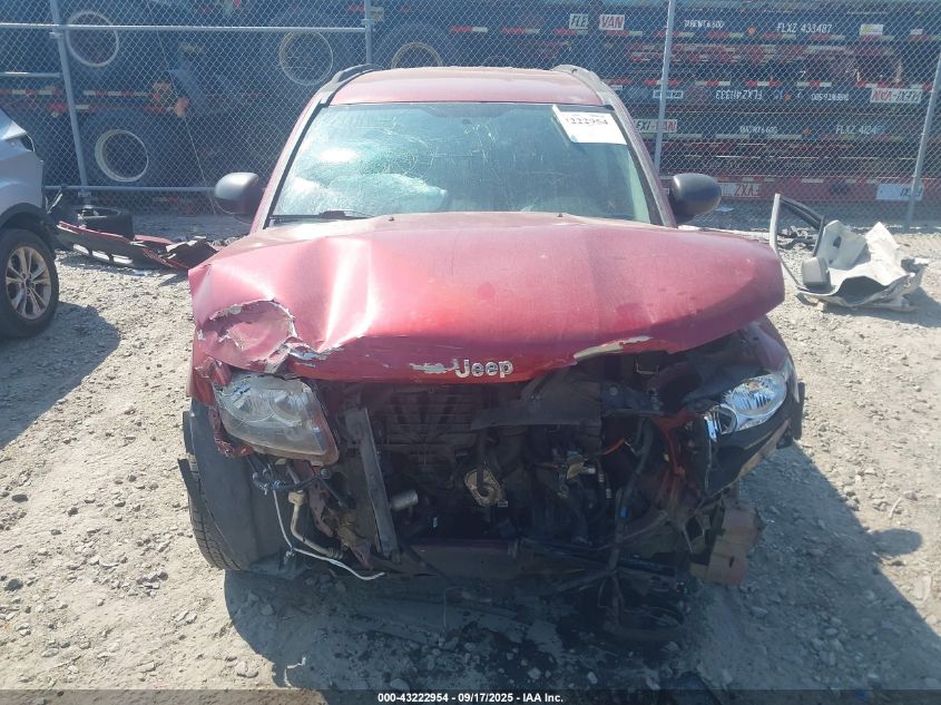 2015 Jeep Compass Sport VIN: 1C4NJCBA6FD218939 Lot: 43222954